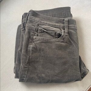 GAP Deep olive/cocoa brown cord, True Skinny Jeans 30R